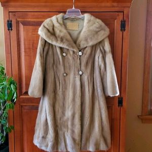 Mink fur coat
